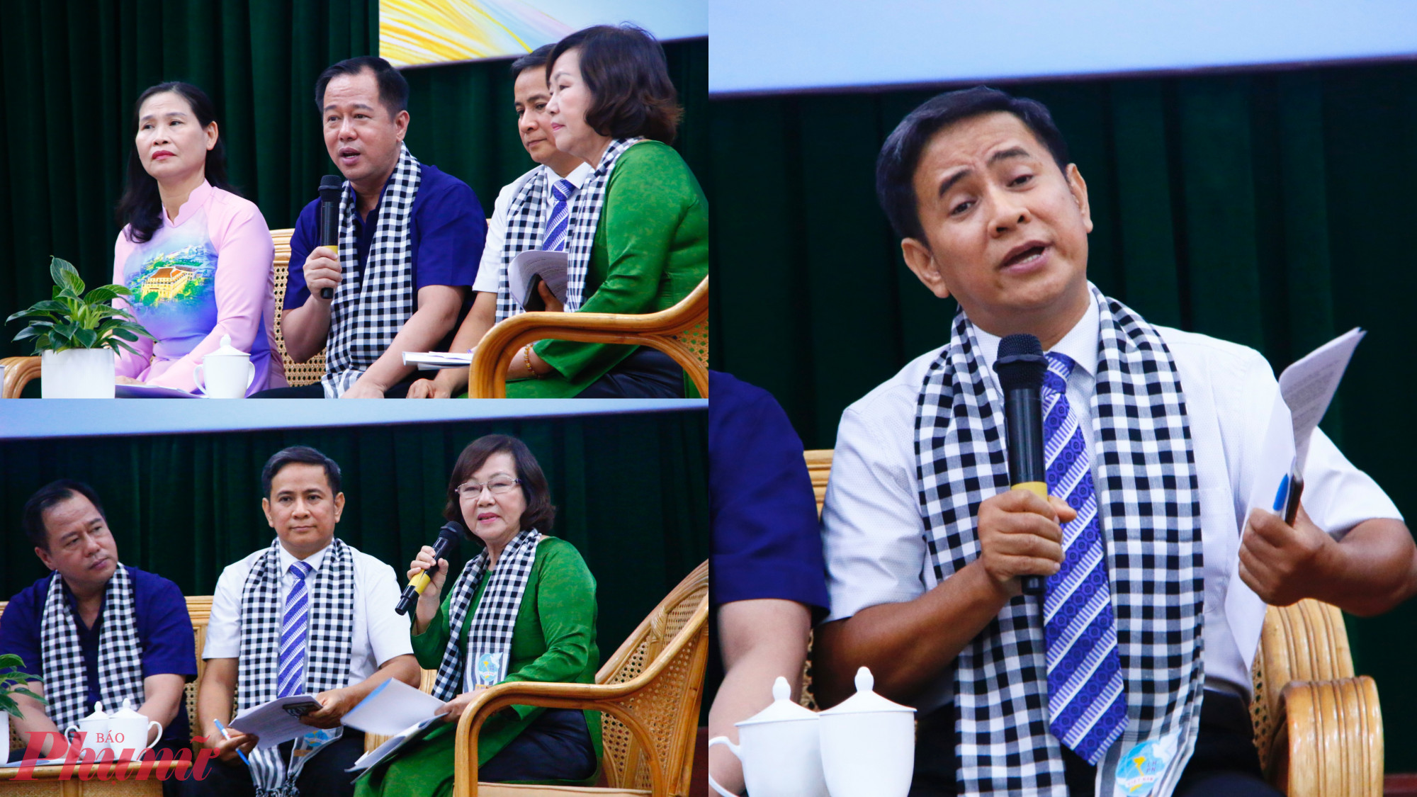 Các vị diễn giả lần lượt chia sẻ